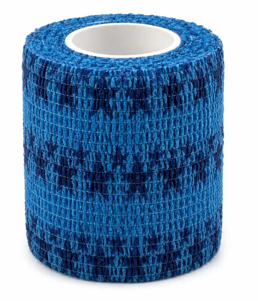 Blue Pattern Vet Wrap