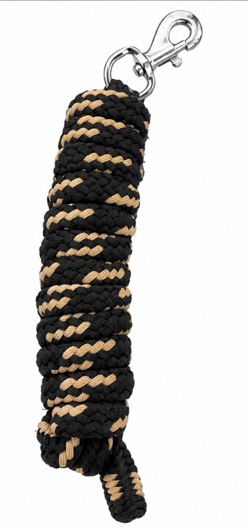 10 foot black/brown lead rope