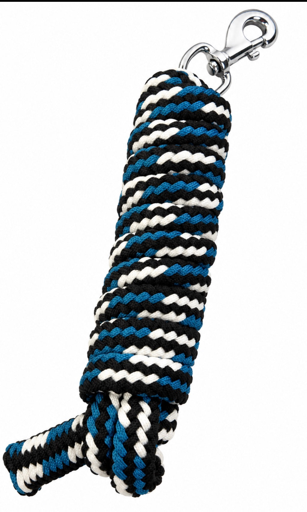 10 foot blue/white lead rope