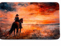 Girl On Horse Rug