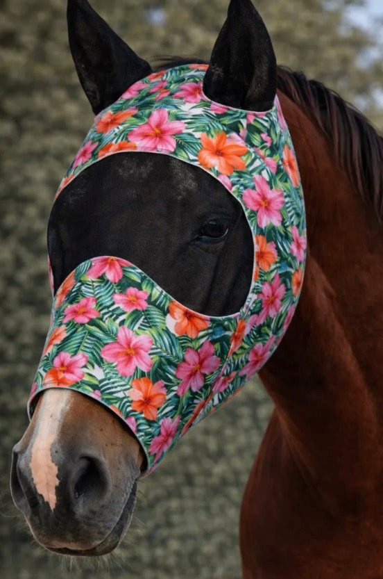 Jungle Flower Fly Mask