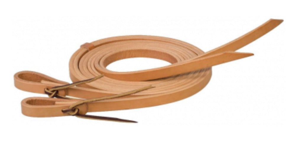 Leather 7 Foot Split Reins Light Oil