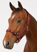 Burgundy Overlay Halter