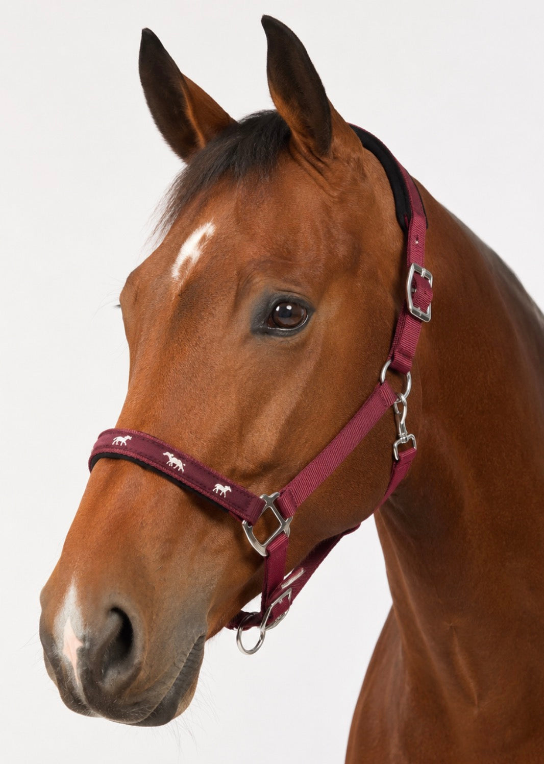 Burgundy Overlay Halter