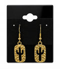 Gold Cactus Earrings