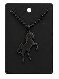 Black Horse Necklace