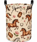 Horses And Horseshoes Hamper
