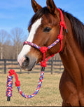 Patriotic Rope Halter Lead