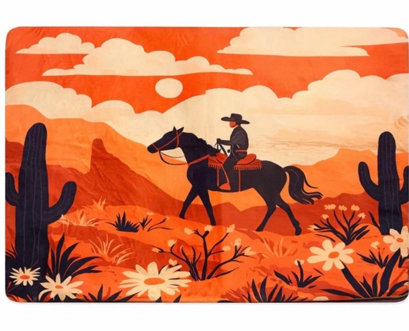 Cowboy Theme Rug