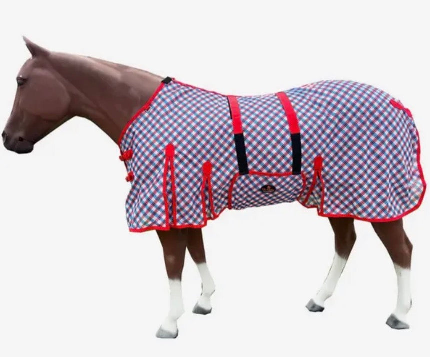 Red Plaid Fly Sheet