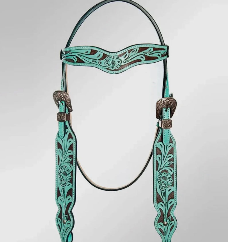Handcrafted Real Leather Western Headstall
