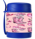 Blue Western Food Thermos