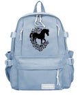 Blue Horse Backpack