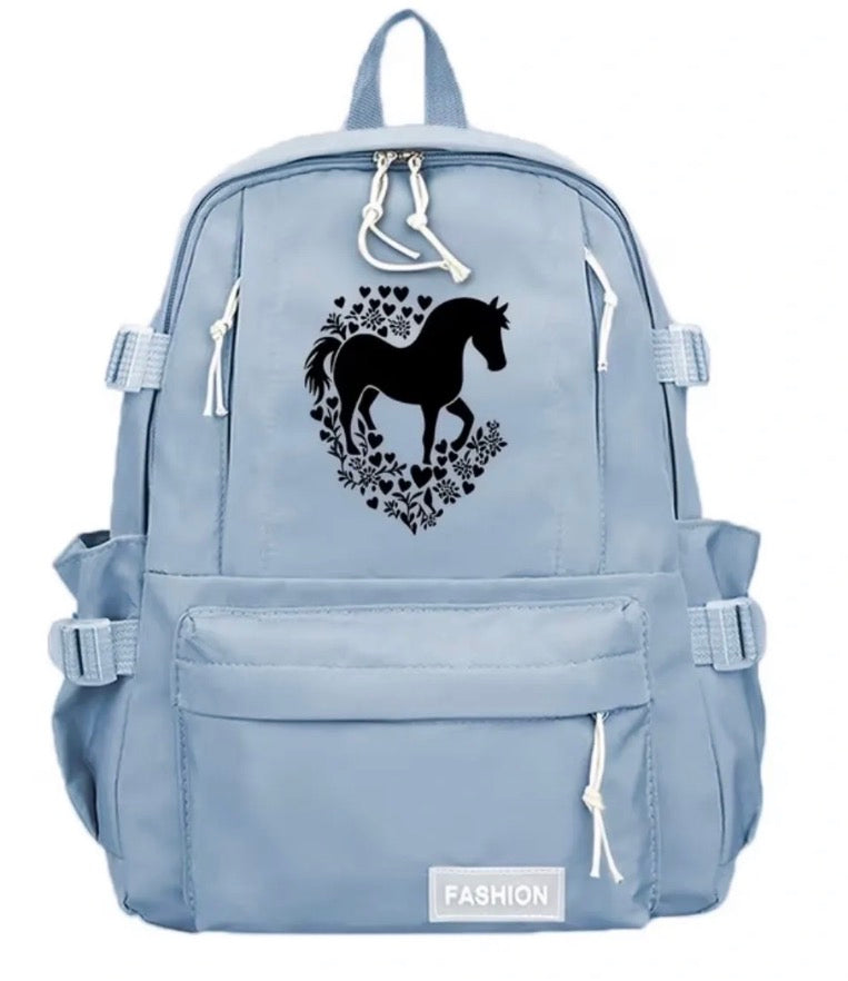 Blue Horse Backpack