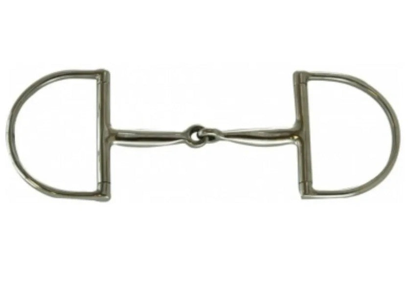 Coronet Hunter Large Dee Stainless Steel Snaffle Bit