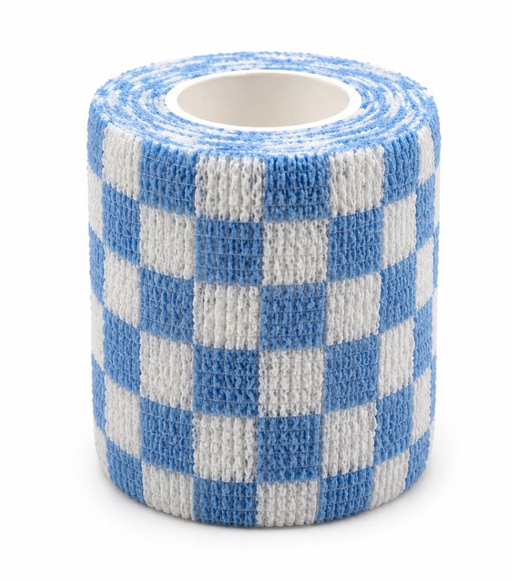 Blue White Vet Wrap
