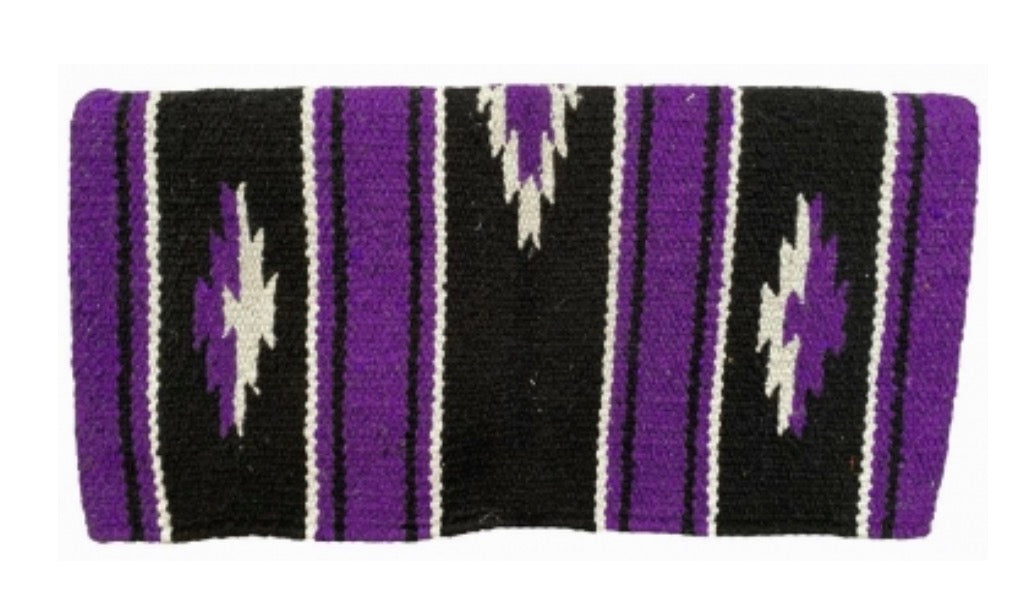 Mini 20x20 Saddle Blanket Purple