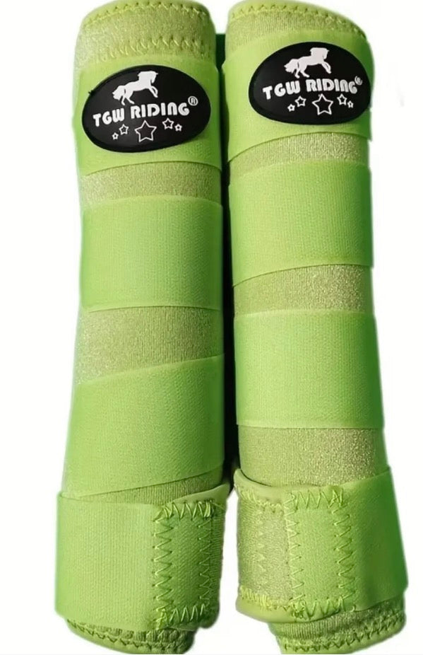 Medium Green Sport Boots