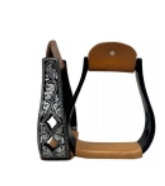 Silver Cut Out Stirrups