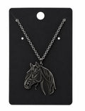 Silver Horse Head Necklace