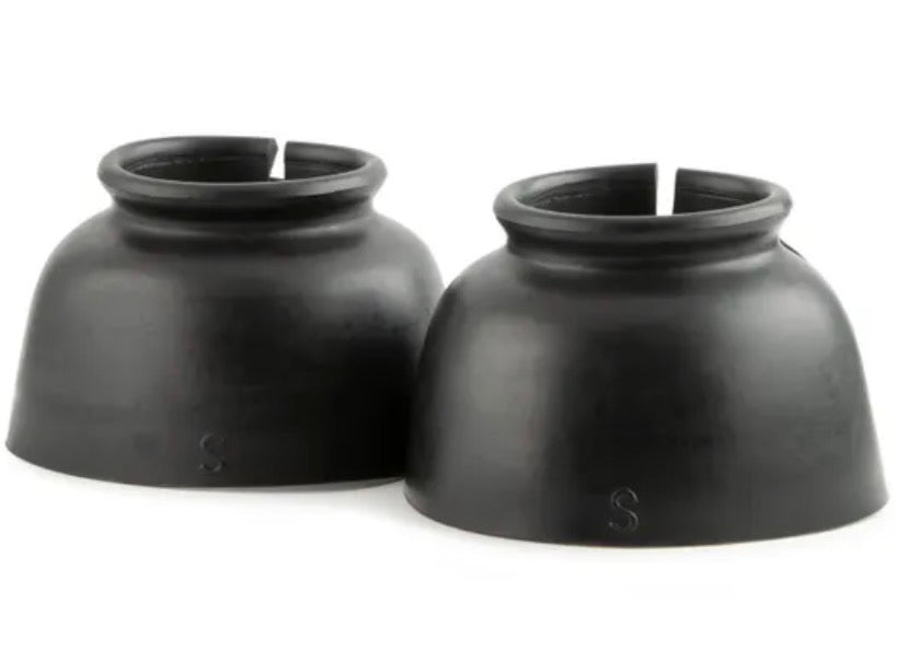 Black Rubber Bell Boots