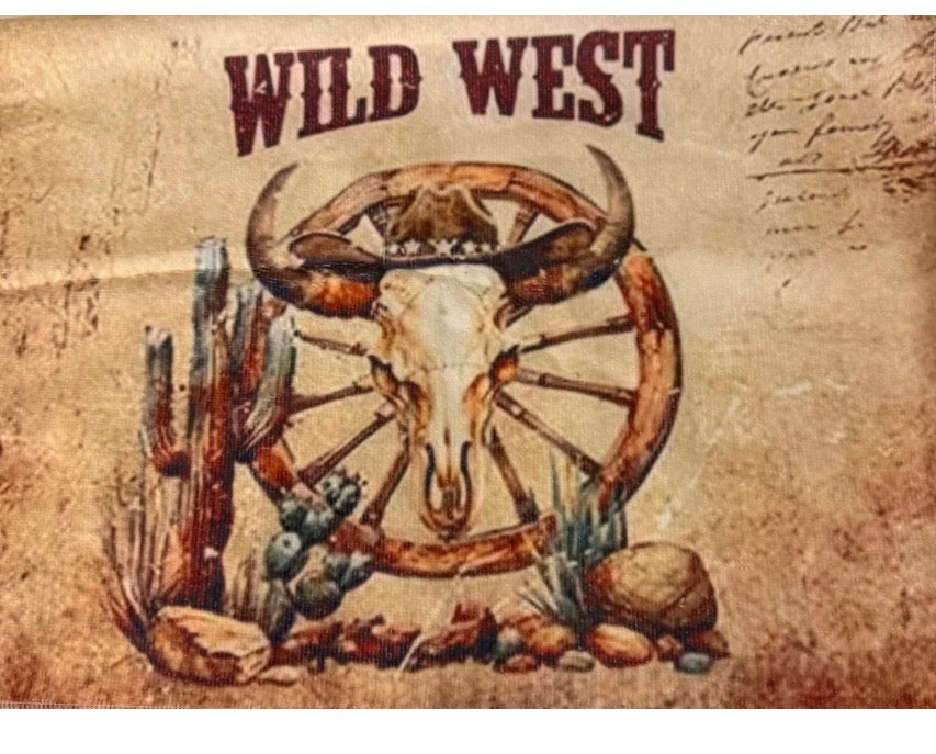Wild West kitchen towel