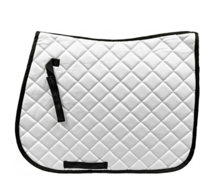 Pony White Saddle Pad