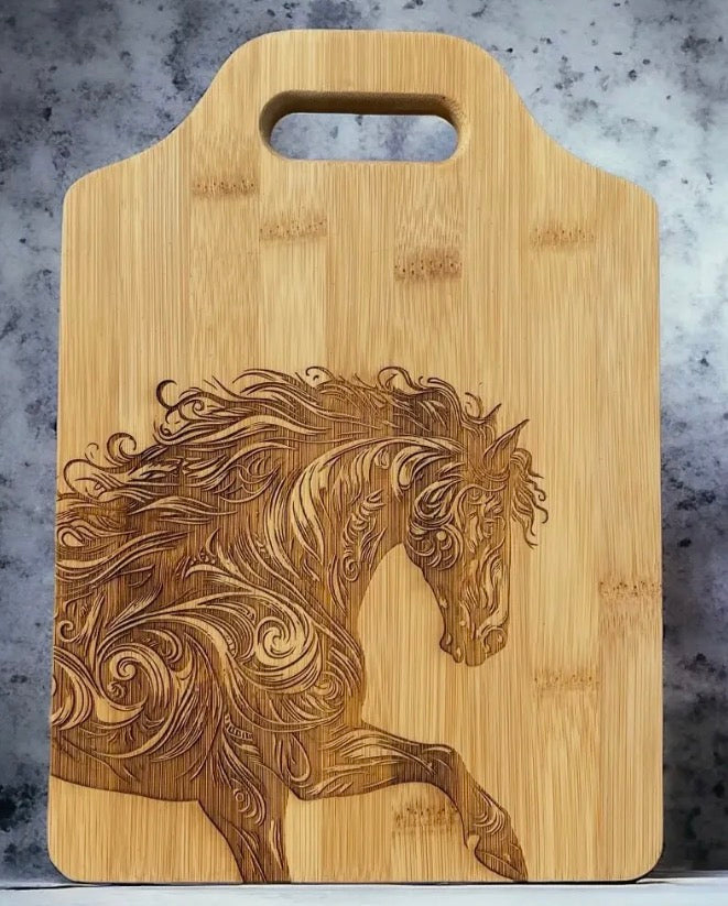 Horse Cutting Board Small