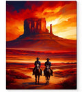 Western Horse Canvas