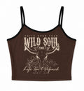 Wild soul crop tank