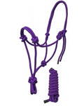Purple Pony Rope Halter w Lead