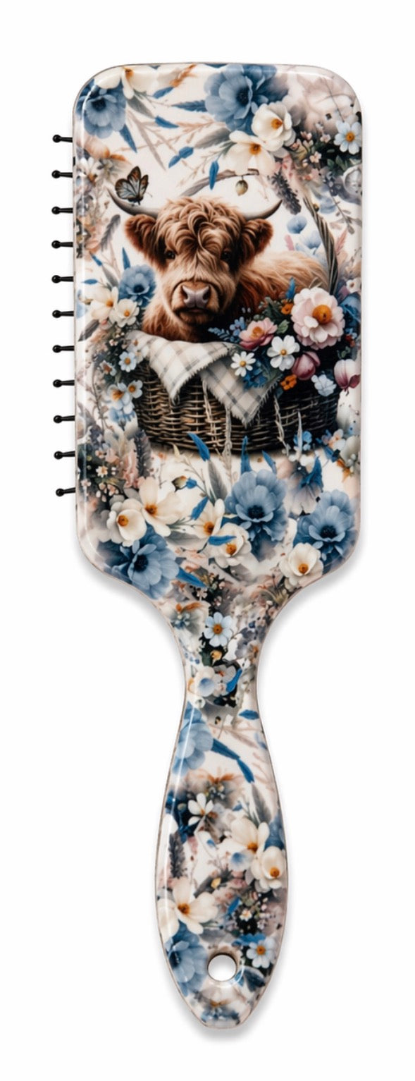 Highland Cow Hair Brush