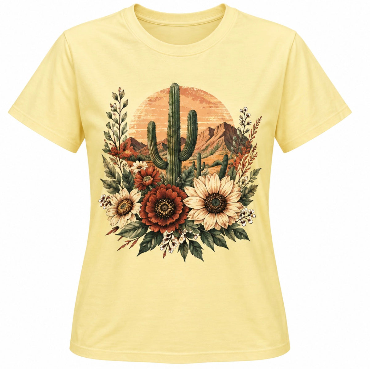 Yellow Women’s Western Tee