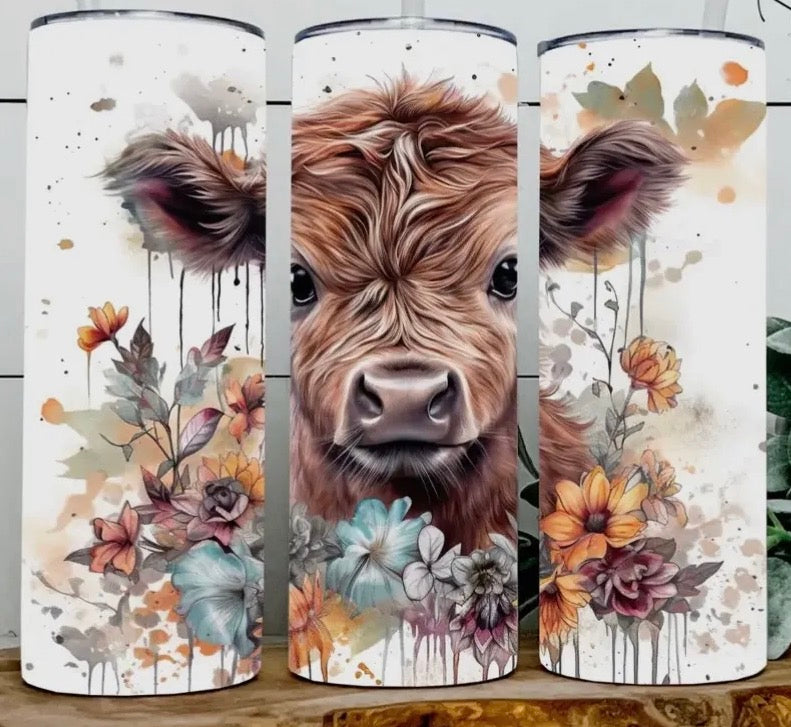 Highland Cow Tumbler