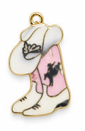 Bucking horse clip keychain