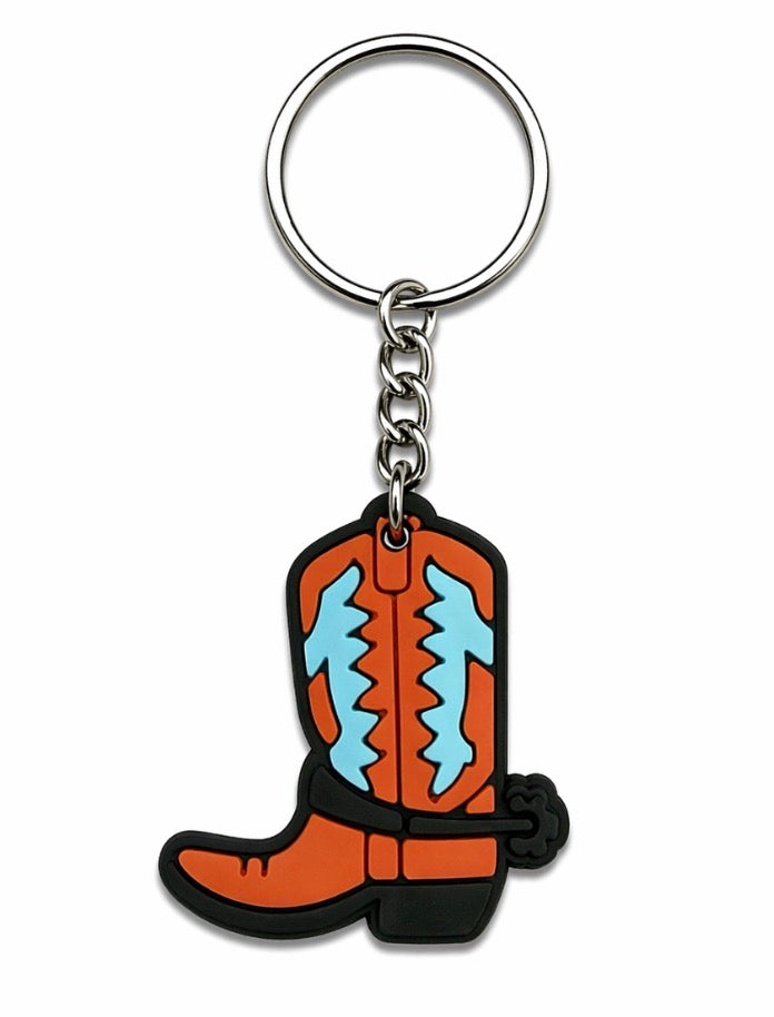 Cowboy Boot Keychain
