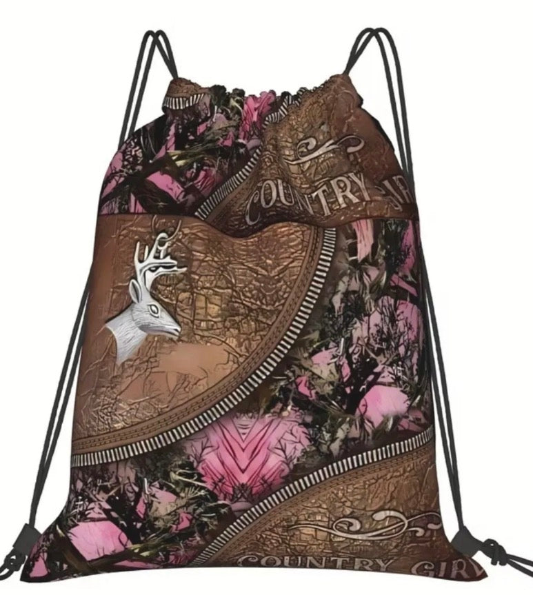Deer Camo Gym Bag