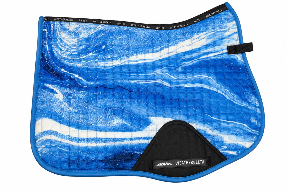Blue Marble Saddle Pad