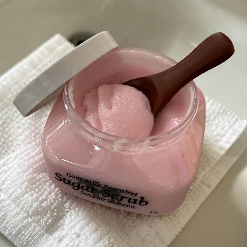 Sea Salt Blossom Goat Milk Sugar Scrub