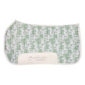 Dapplebay Equestrian Toile Western Saddle Pad-Green/White